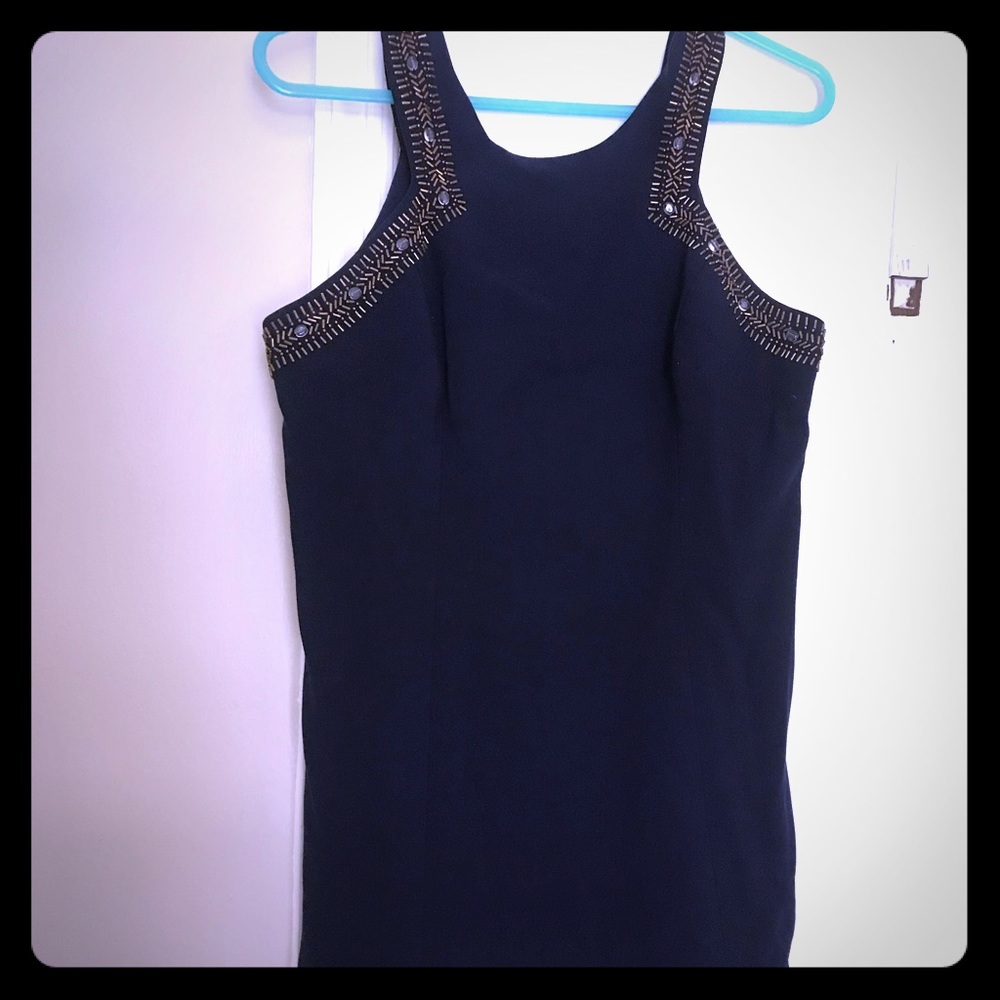 Lilly Pulitzer Navy & gold dress size 4